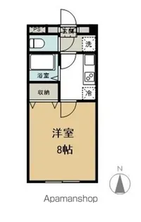 リバーサイド二子【1F号室】の間取り