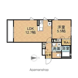 ホーフⅡ【203号室】の間取り