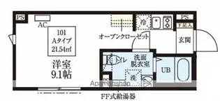 レピュア豊島園レジデンス【2階】の間取り