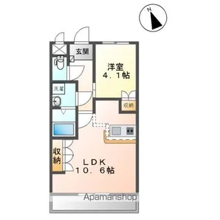 プランドール【2階】の間取り