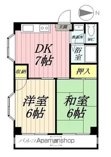 埼玉県八潮市八潮8丁目【マンション】の間取り