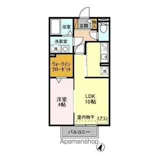 コモド B棟【2階】の間取り