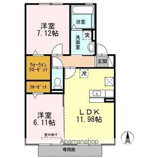 パン ブリエ【1階】の間取り