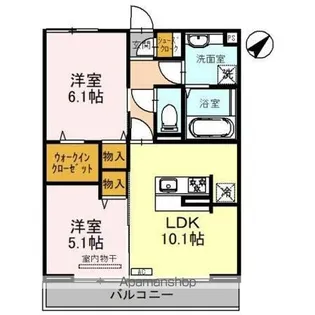 グランベール【2階】の間取り