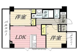 Nステージ鶴見【7階】の間取り