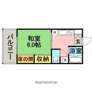 宮原ビル【4階】の間取り