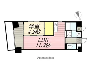 レジデンス住吉【7階】の間取り