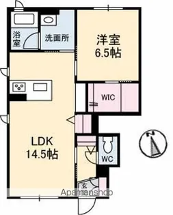 アズールウィステリアA棟【1階】の間取り
