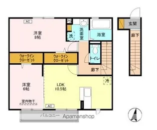 レグルス・K【2階】の間取り