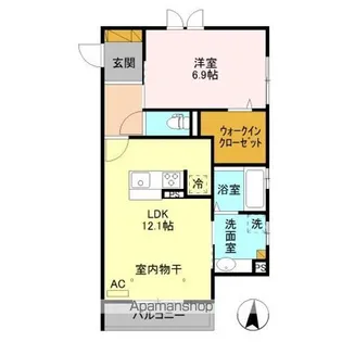 グレイスステージ稲葉【2階】の間取り