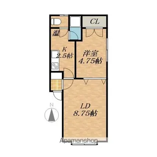 カイセイマンション【1階】の間取り