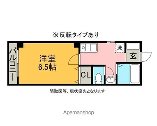 エスト岡崎【402号室】の間取り