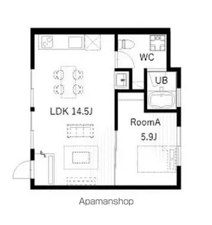 ロカド香久山C棟【1階】の間取り