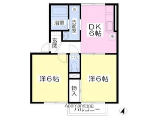 ロイヤルコートTAKEⅠ【1階】の間取り