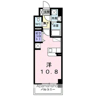 ルーカスいづろ【9階】の間取り