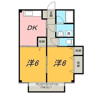 ファミール大島Ⅱ【202号室】の間取り