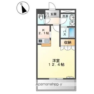 グレイスパレス【1階】の間取り