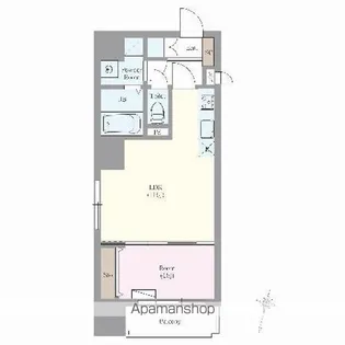 カスタリア勾当台公園【7階】の間取り