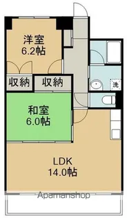 AIマンション大和【6階】の間取り