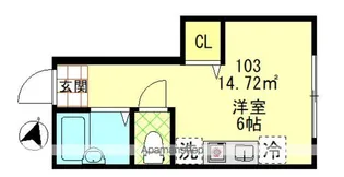 WKB KONANDAI【1階】の間取り