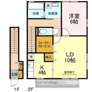 フーヴェル都 A【2階】の間取り