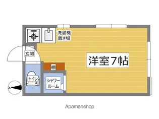 フレグランス屋形【1号室】の間取り