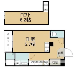 プレミアヒルズ仙台国見【2階】の間取り