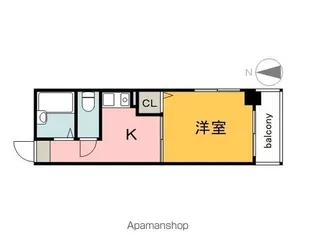 コーポ宝町【5階】の間取り