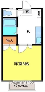 岩手県滝沢市巣子【アパート】の間取り