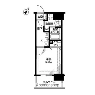 プレール・ドゥーク西横浜【2階】の間取り