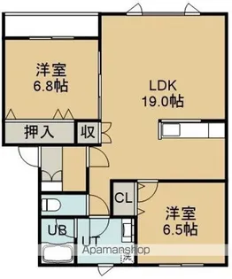 ル・レーヴ【1階】の間取り