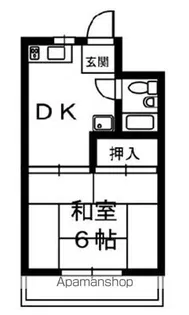 さぎの宮ハイツ【202号室】の間取り