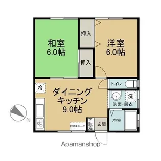 泉荘【3号室】の間取り