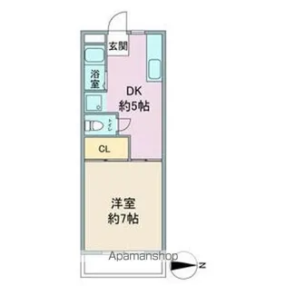 サンライズⅡ【3階】の間取り