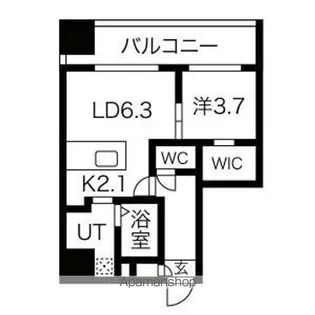 MODENA CENTRO(モデナセントロ)【9階】の間取り
