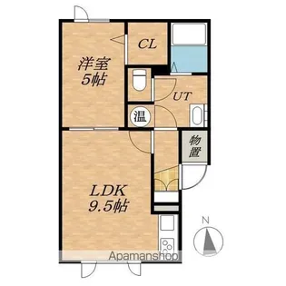 ナチュールⅠ【2階】の間取り