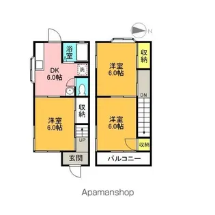 シティコーポ【5号室】の間取り