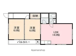 村井ビル【1階】の間取り
