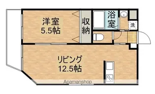 ヴィクトワール大供【201号室】の間取り