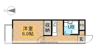 アザリアガーデンA棟【5階】の間取り