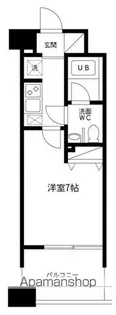 レジディア島津山【13階】の間取り
