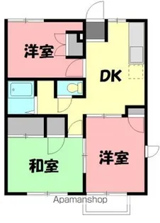 湘南サンライズガーデンB棟【2階】の間取り