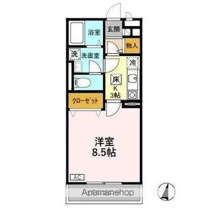 メゾン・ド・サラ【1階】の間取り