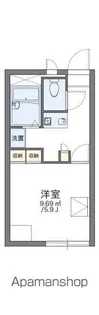 レオパレスルミエール・アイ【106号室】の間取り