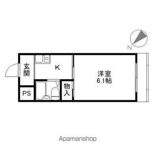リバーサイドマンション【102号室】の間取り