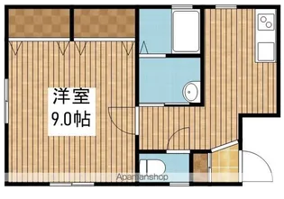 トワール東堀【201号室】の間取り