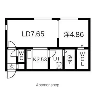 MOUNTRI KOTONI(モントリー琴似)【2階】の間取り
