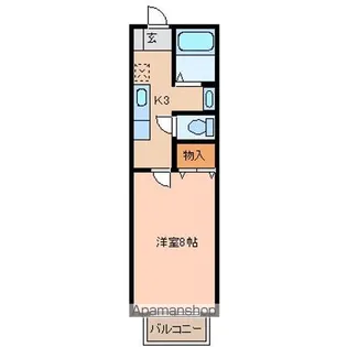 アヴァンセ富沢南六番館【1階】の間取り