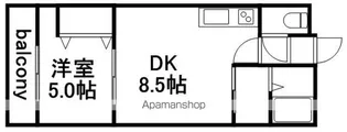 プロムコート【306号室】の間取り