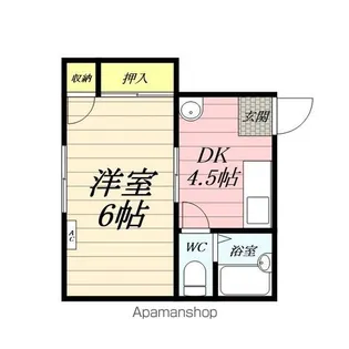 シャトーアイタコ花園【27号室】の間取り